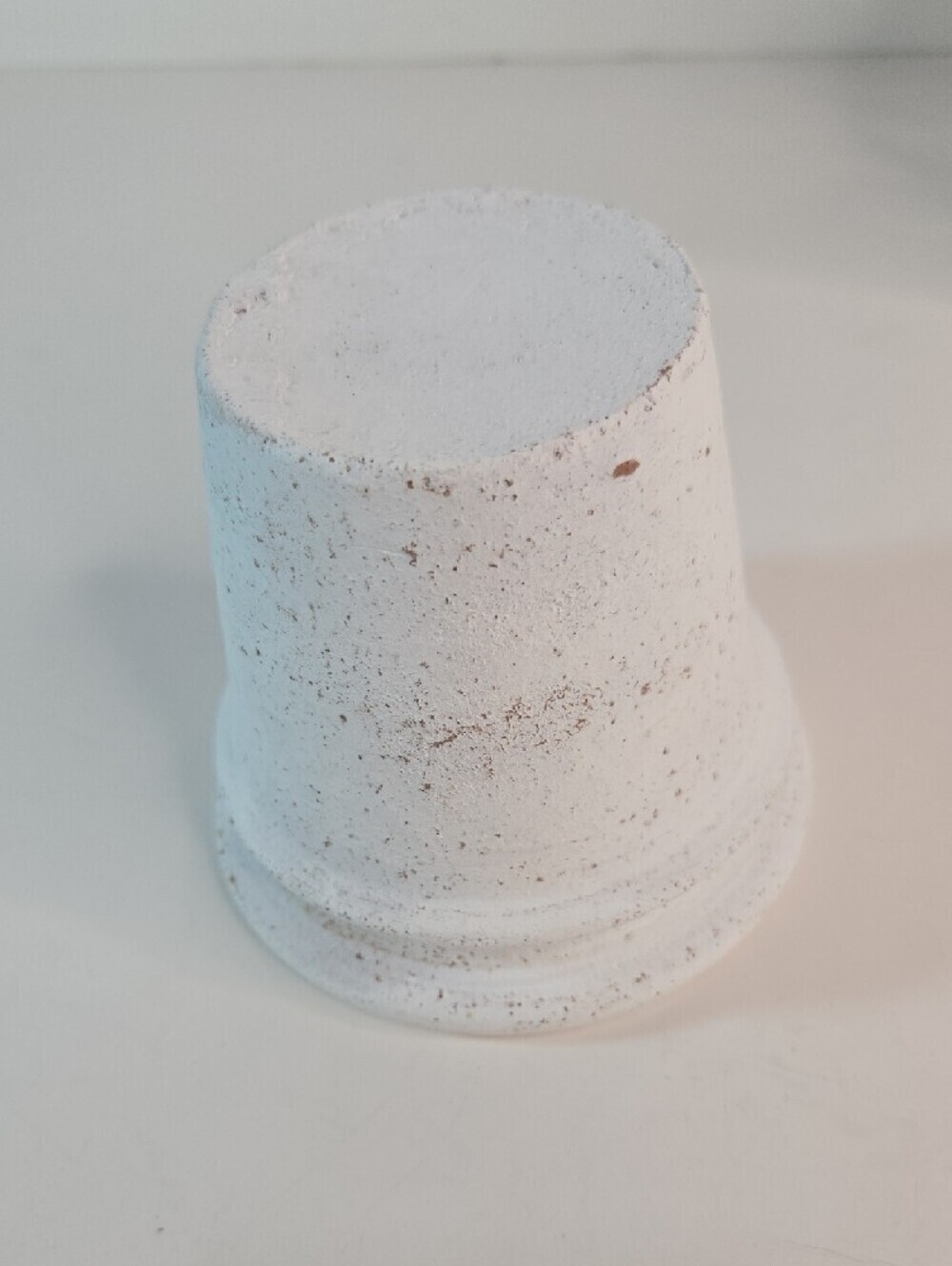 Set of 3 White Decorative Home Accent Vases and Box Shabby Chic Cottage Core - Picture 3 of 11